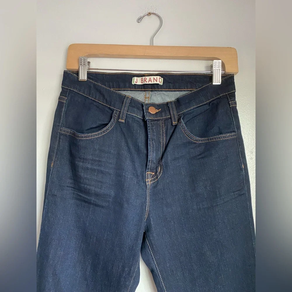 J Brand Maria skinny Jeans Cotton Starless Wash 10” High Rise Waisted Stretch 27_6